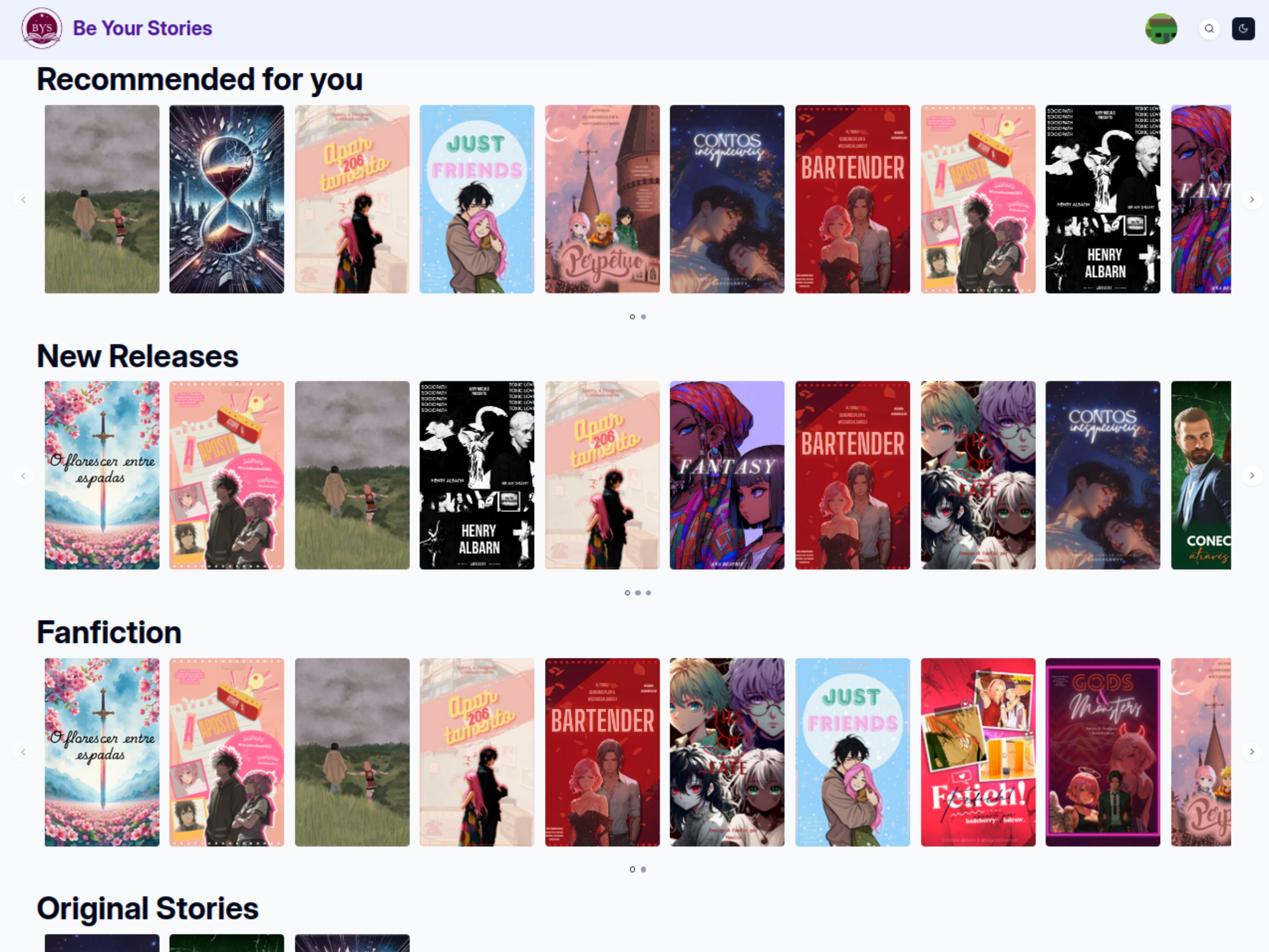 BYS screenshot — iPad - Search feed
